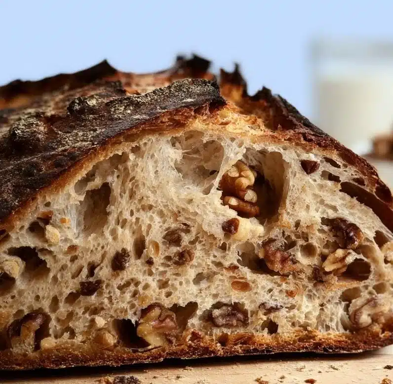 Honey Walnut Sourdough Bread