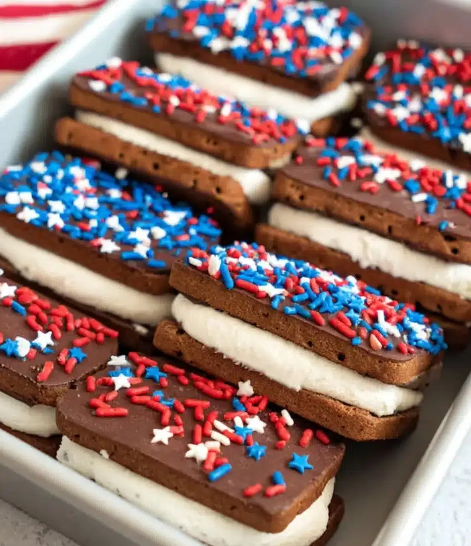 4th of July Ice Cream Sandwiches