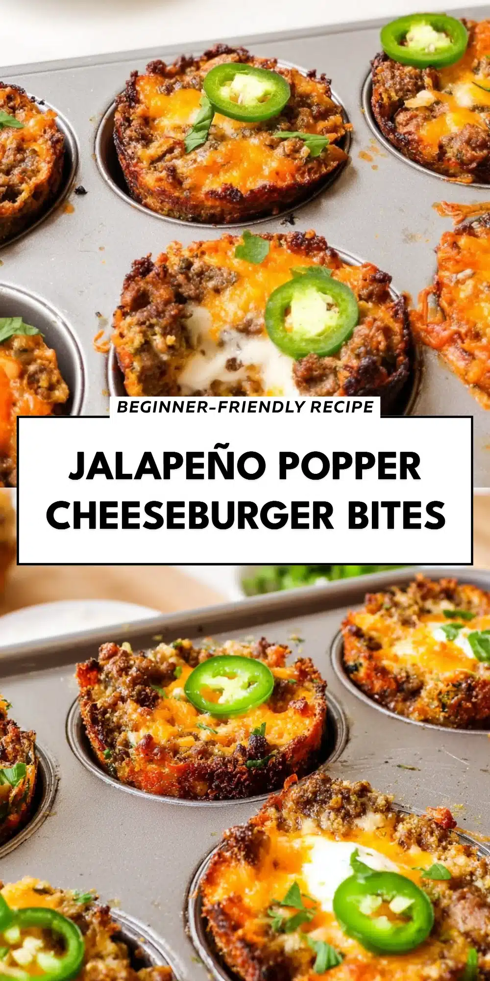 Jalapeño Popper Cheeseburger Bites