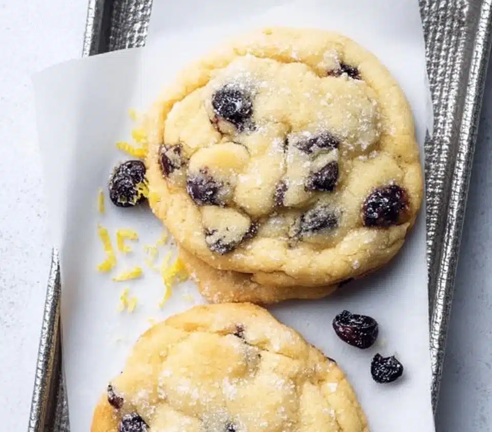 Lemon Blueberry Cookies