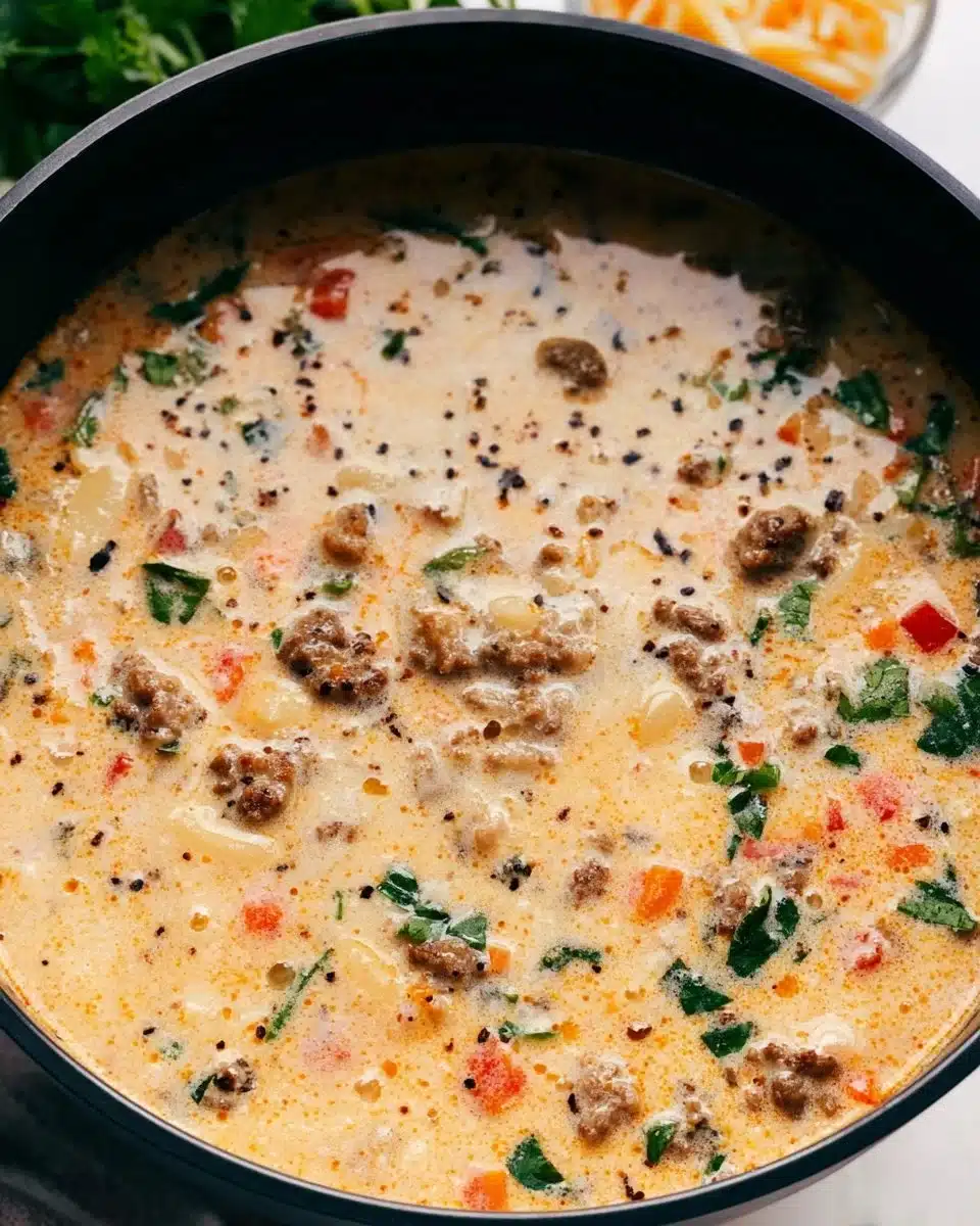 Parmesan Sausage Soup