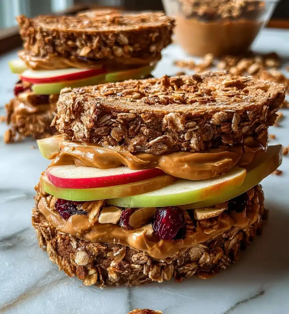 Peanut Butter Apple Sandwiches