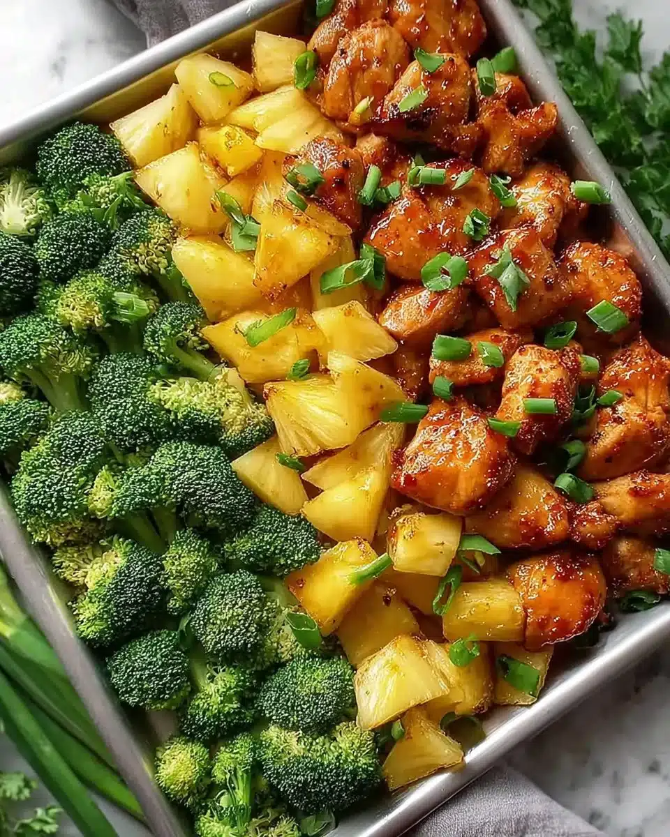 Pineapple Chicken and Broccoli