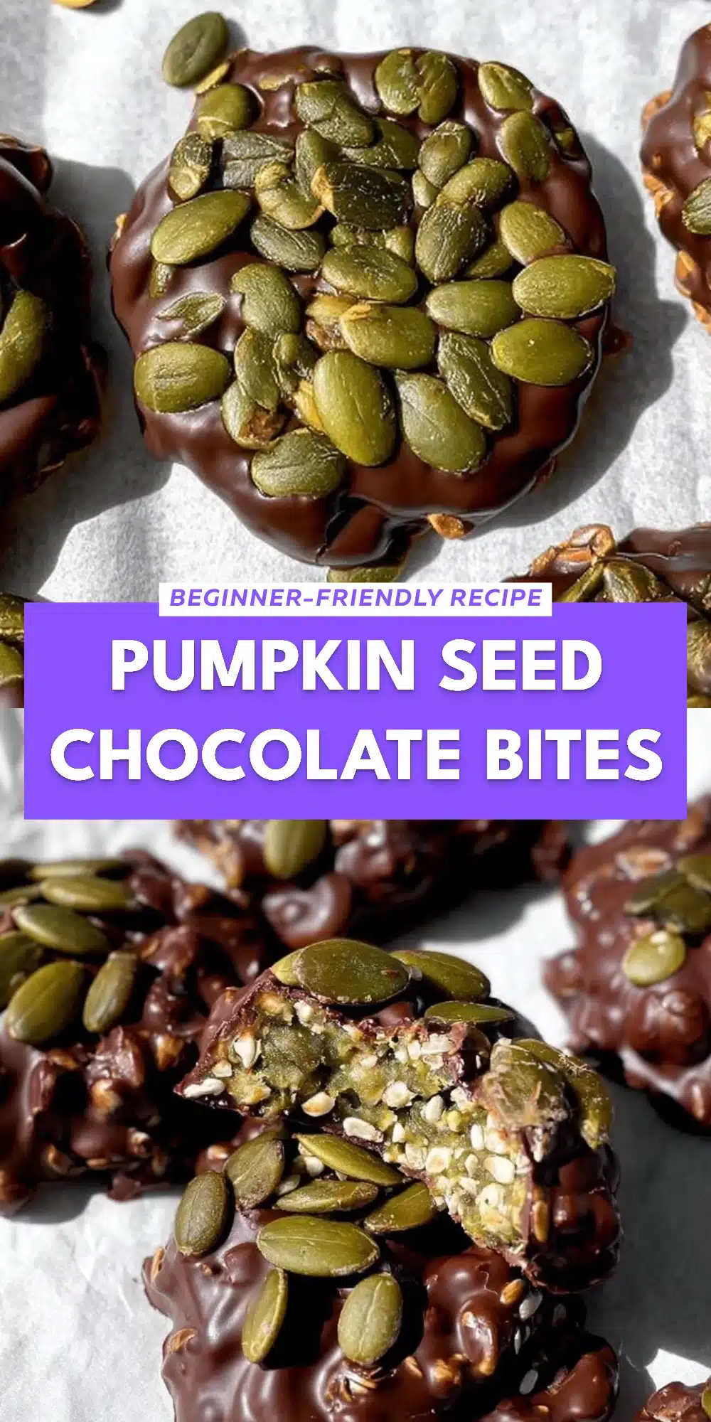 Pumpkin Seed Chocolate Bites