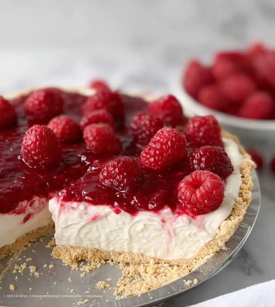 Raspberry Cream Pie