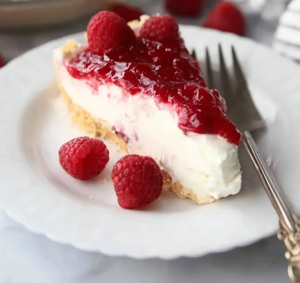 Raspberry Cream Pie