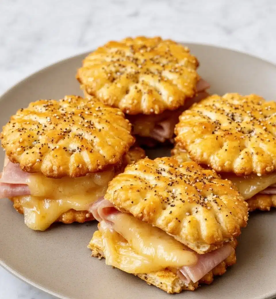 Ritz Cracker Sandwiches
