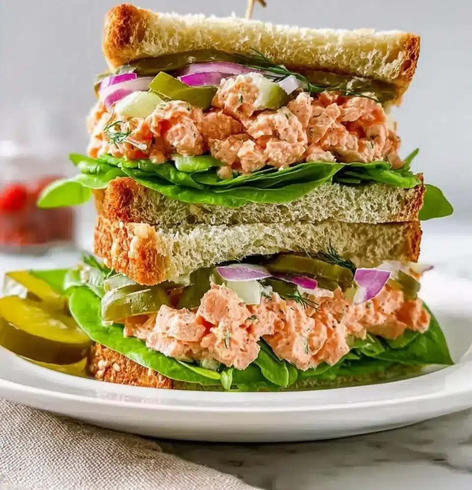 Salmon Salad Sandwich