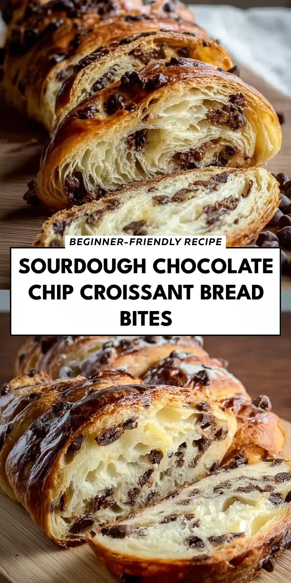 Sourdough Chocolate Chip Croissant Bread Bites