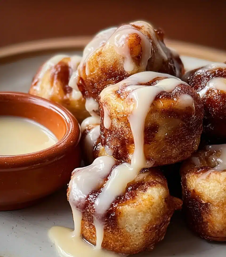 Sourdough Discard Cinnamon Roll Bites