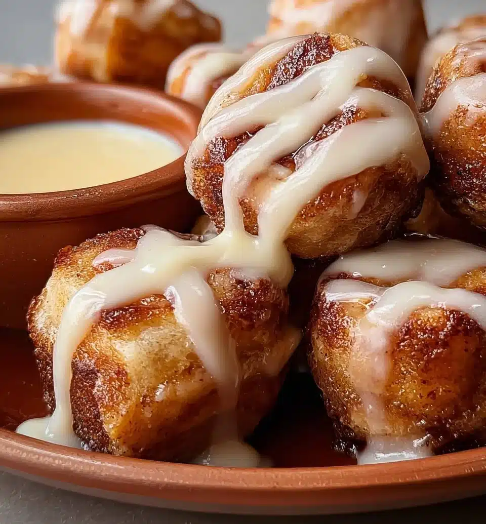 Sourdough Discard Cinnamon Roll Bites