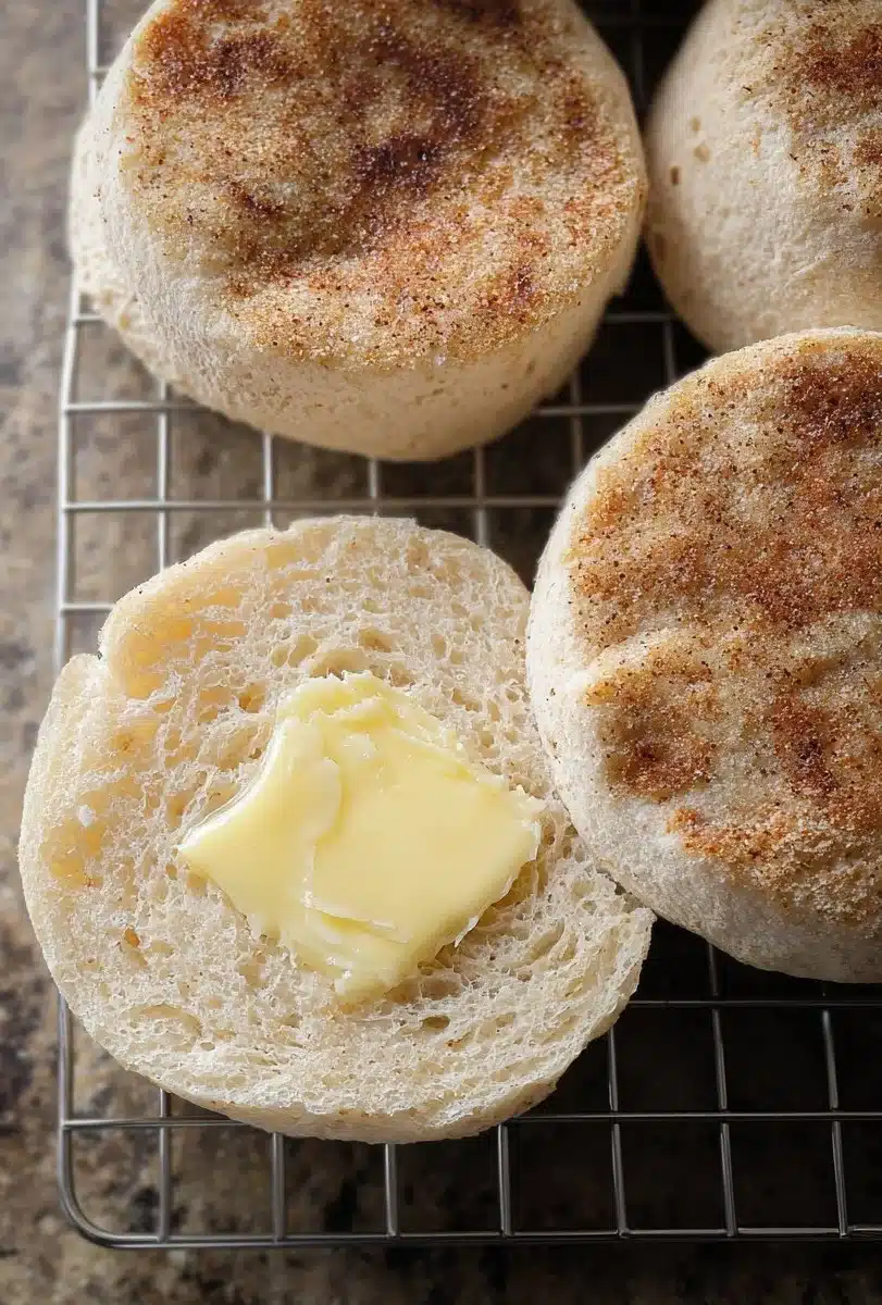 Sourdough English Muffins