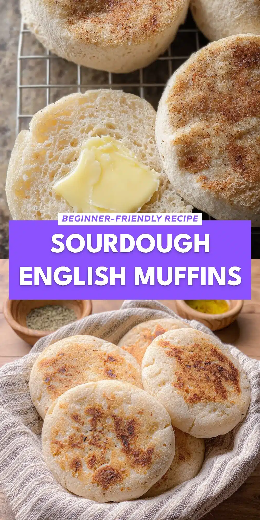 Sourdough English Muffins
