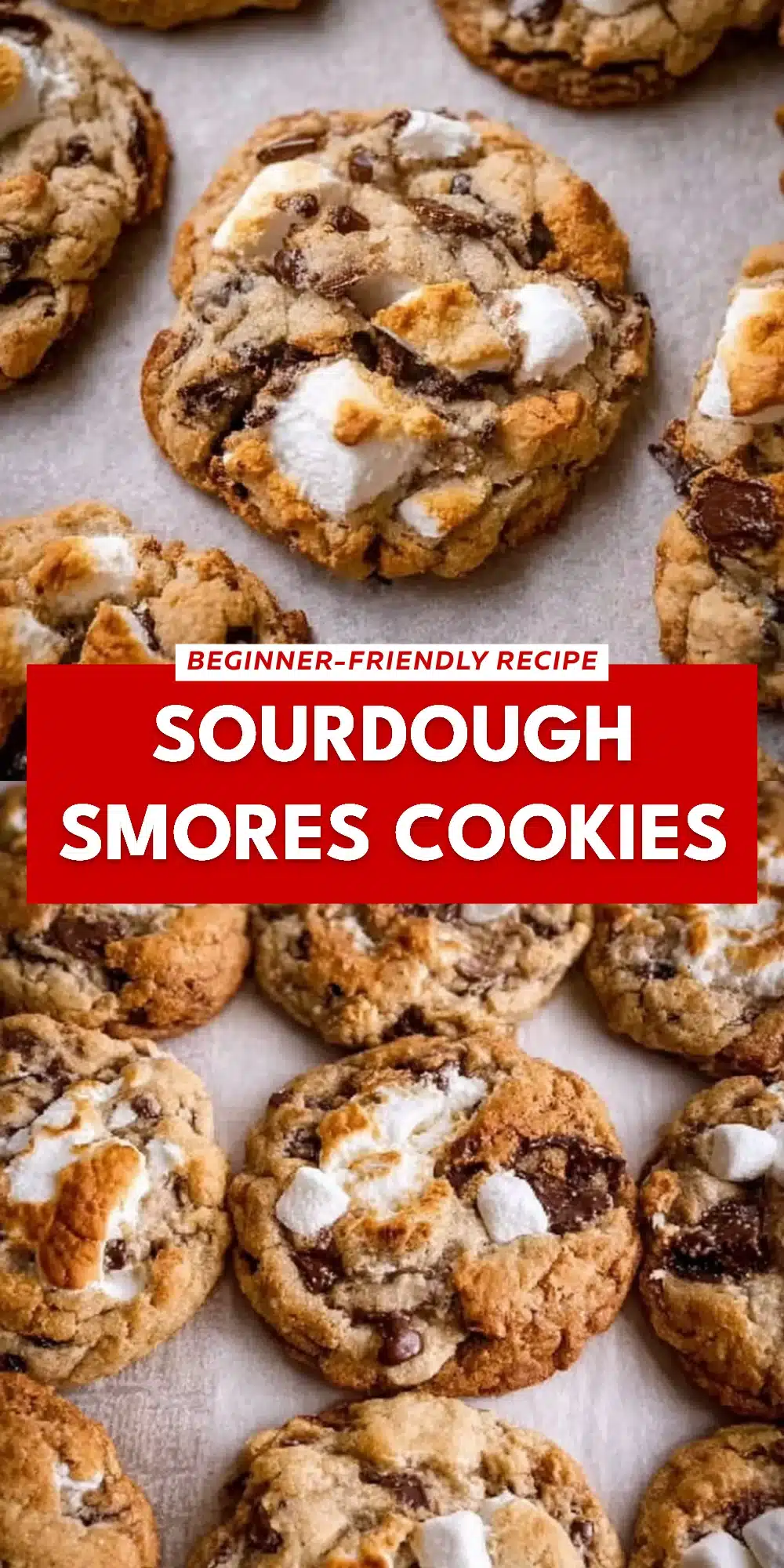 Sourdough Smores Cookies