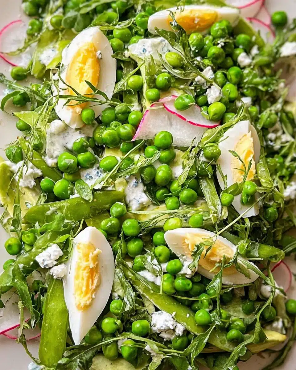 Spring Pea and Arugula Salad