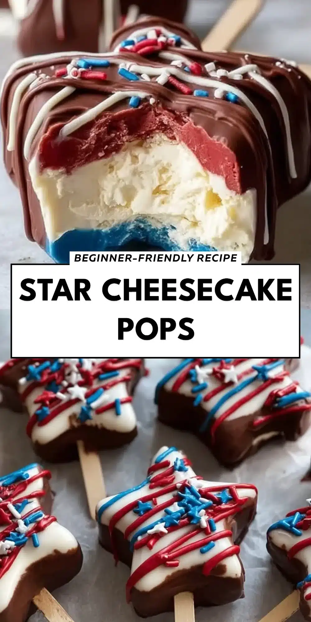 Star Cheesecake Pops