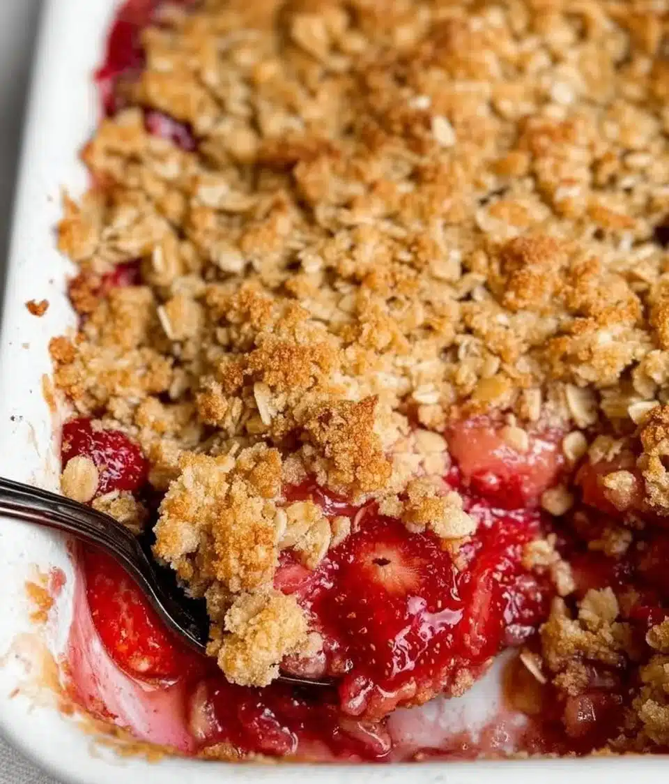 Strawberry Rhubarb Crisp