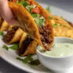 Delicious turkey tacos topped with fresh vegetables and salsa