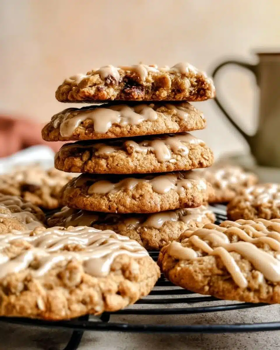 Vanilla Oatmeal Latte Cookies