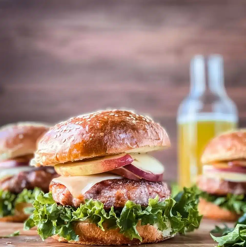 Apple Turkey Burgers