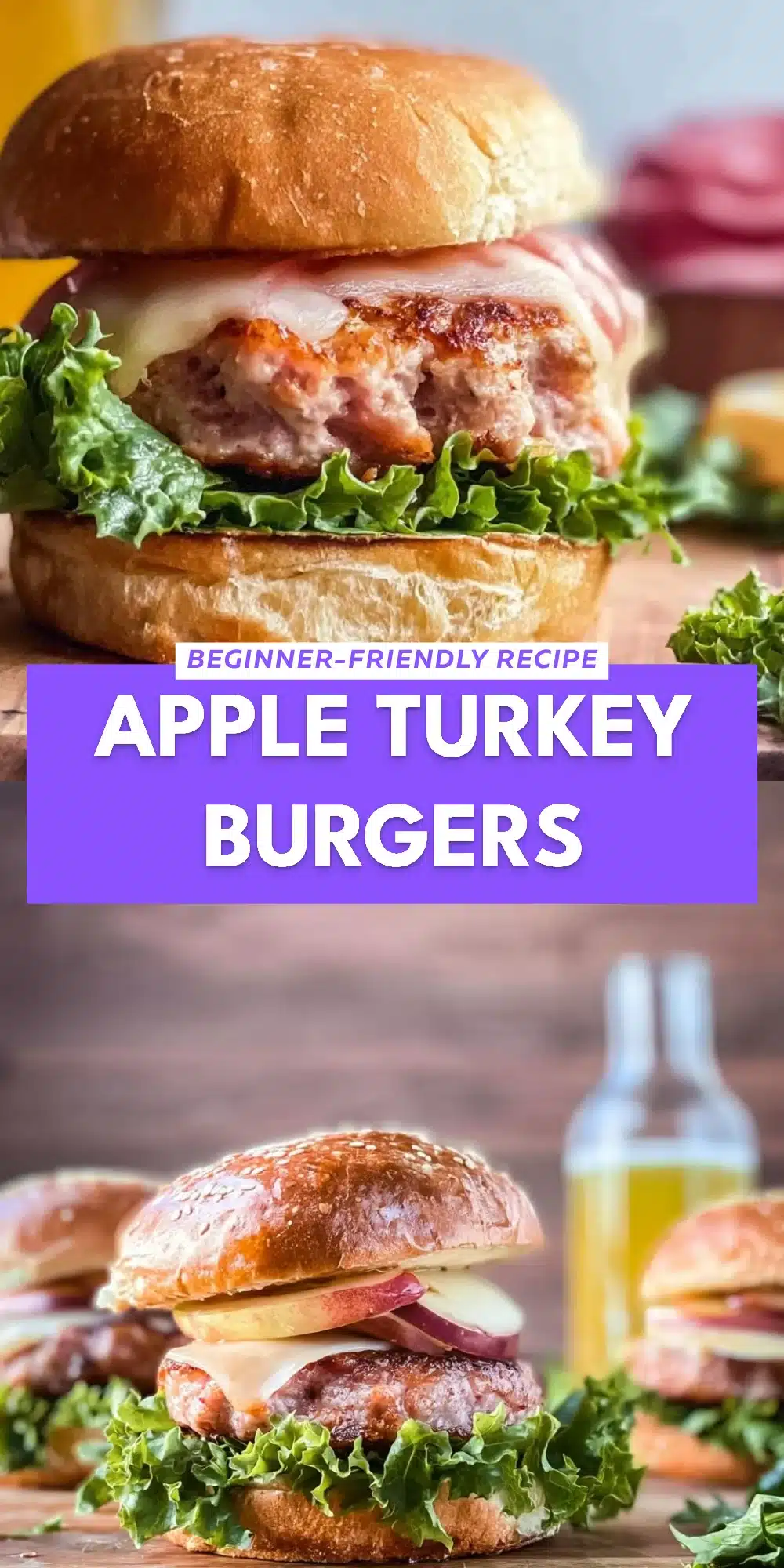 Apple Turkey Burgers