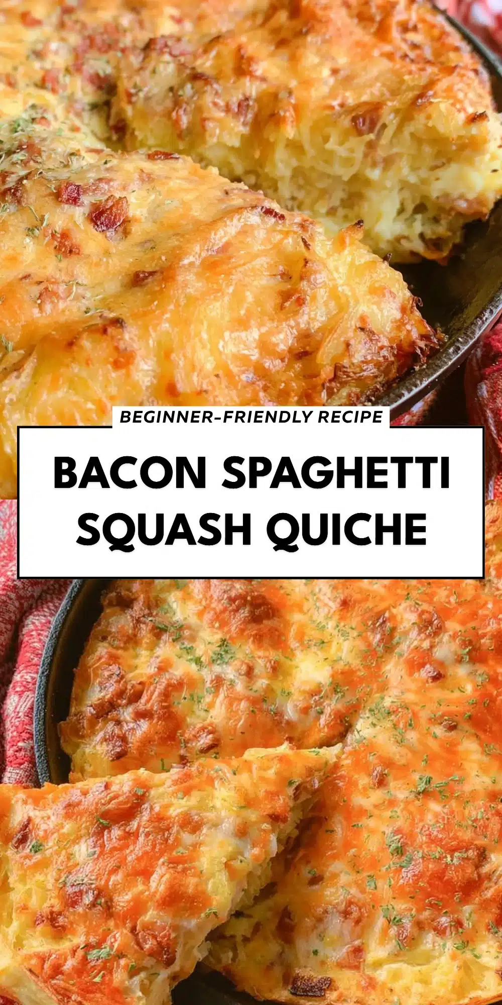 Bacon Spaghetti Squash Quiche