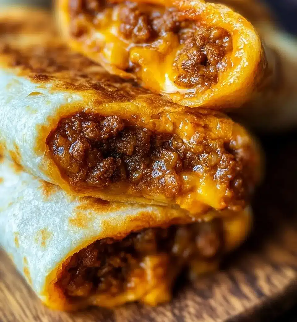 Beef and Cheese Chimichangas