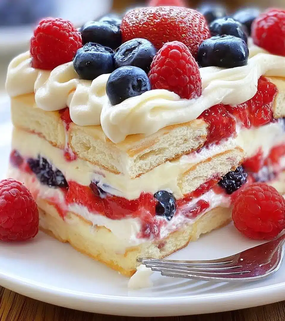 Berry Icebox Cake