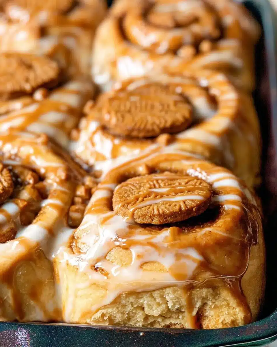 Biscoff Cinnamon Rolls