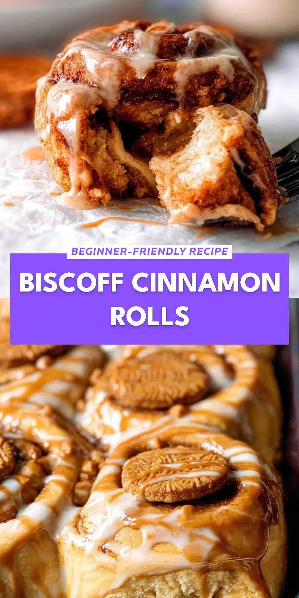 Biscoff Cinnamon Rolls