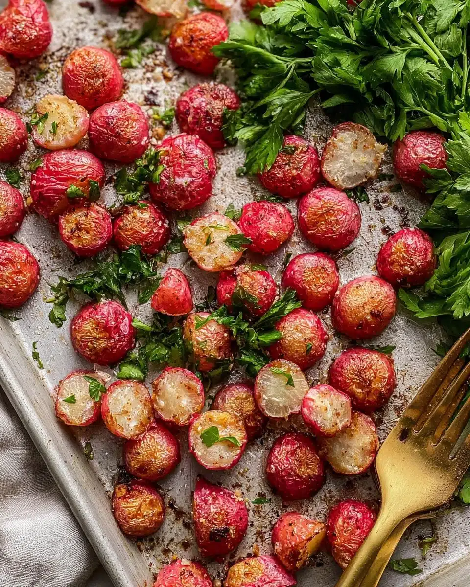 Butter Roasted Radishes