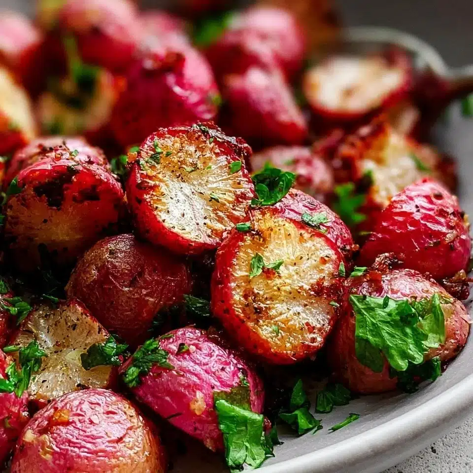 Butter Roasted Radishes