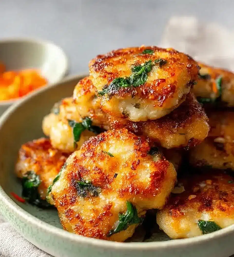 Chicken Nuggets With Spinach
