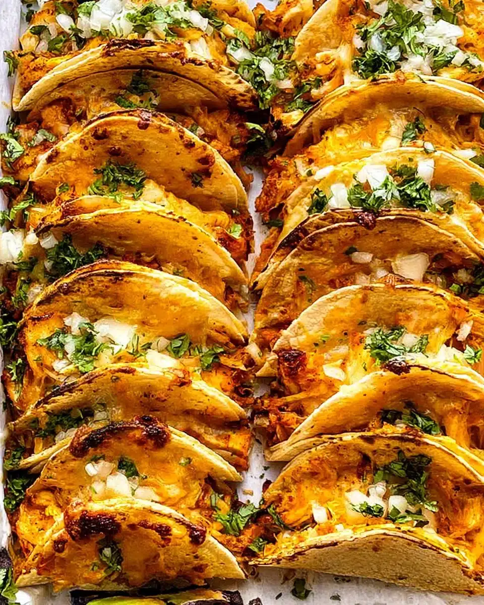 Delicious homemade chicken tacos with fresh toppings on a colorful plate