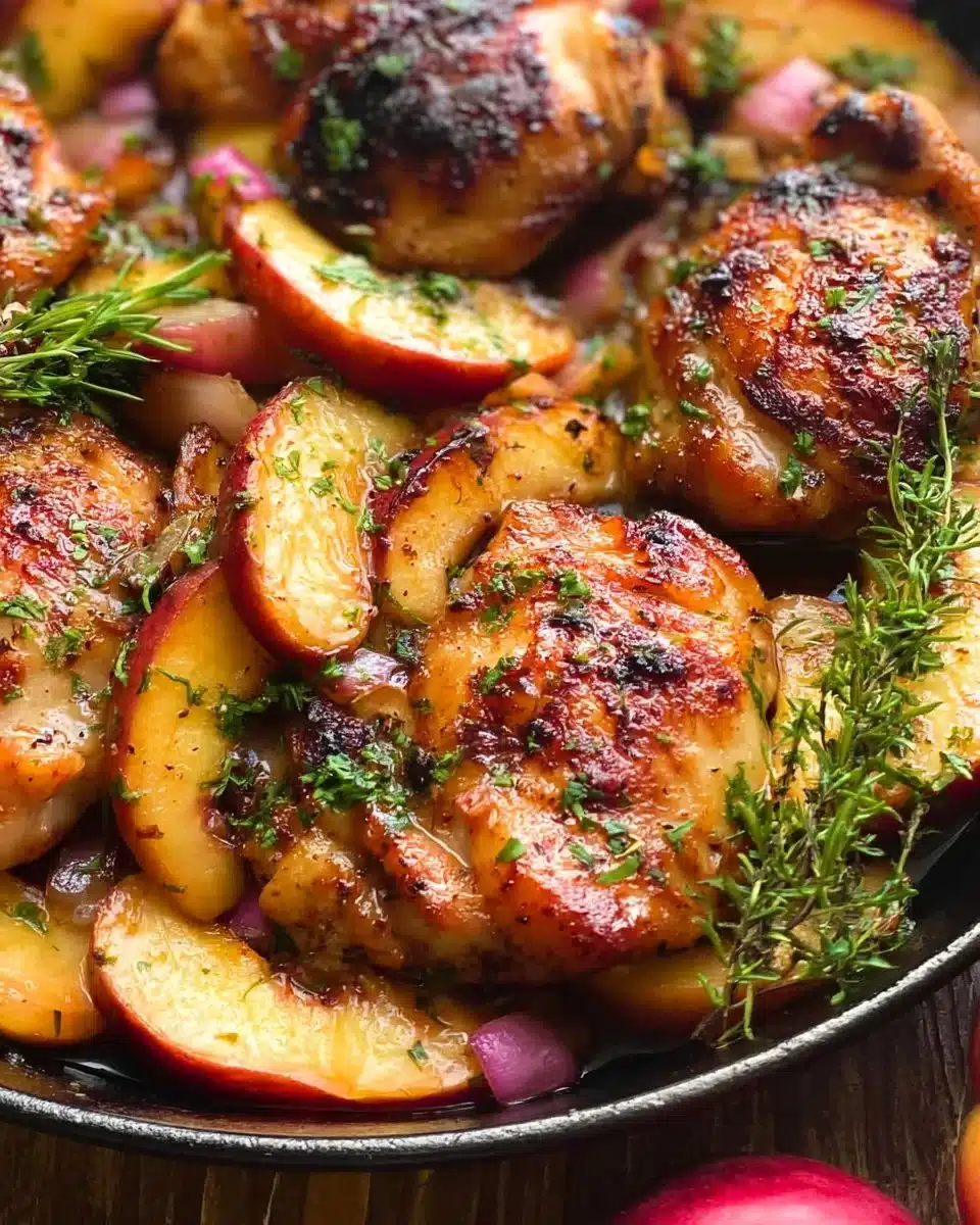 Chicken With Peaches