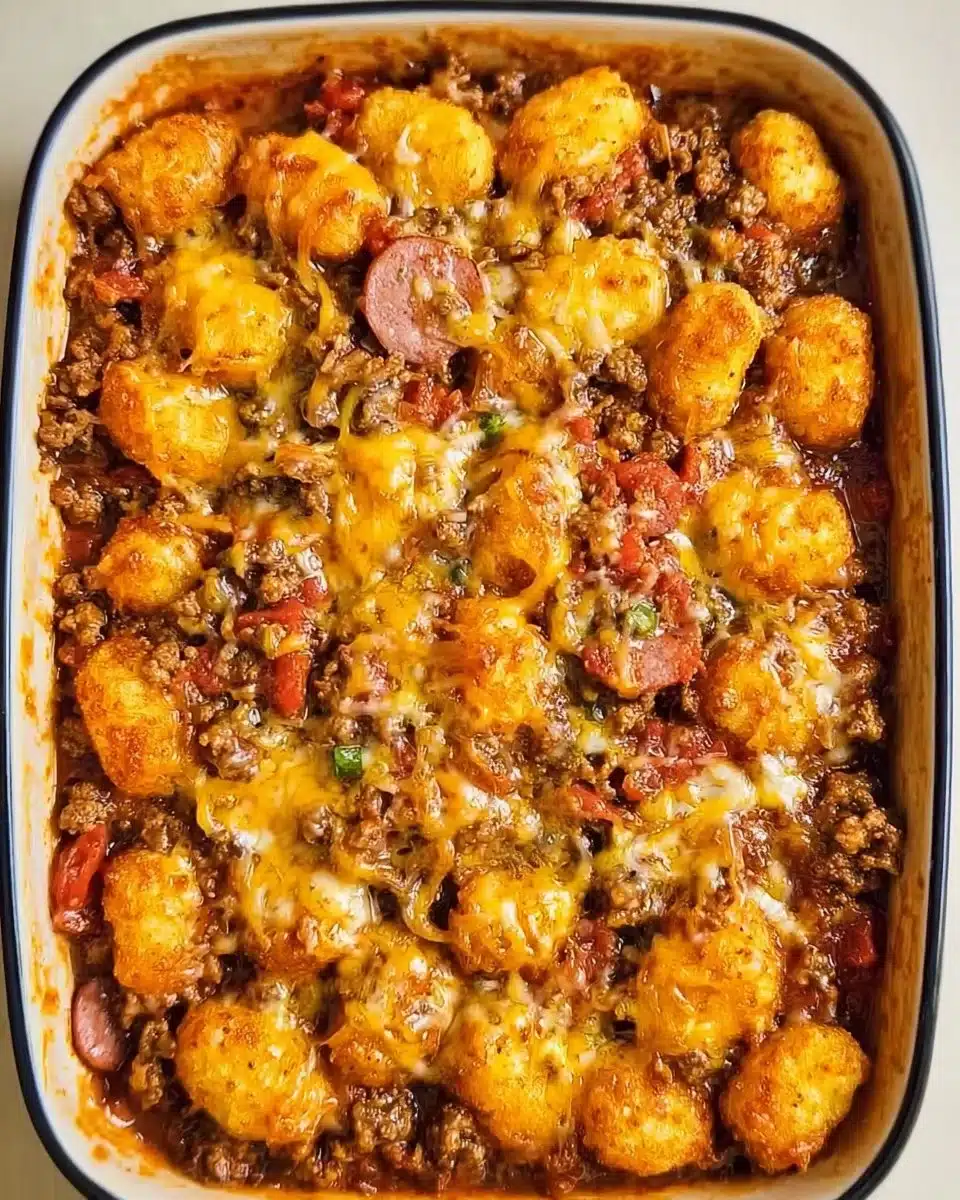 Chili Dog Casserole