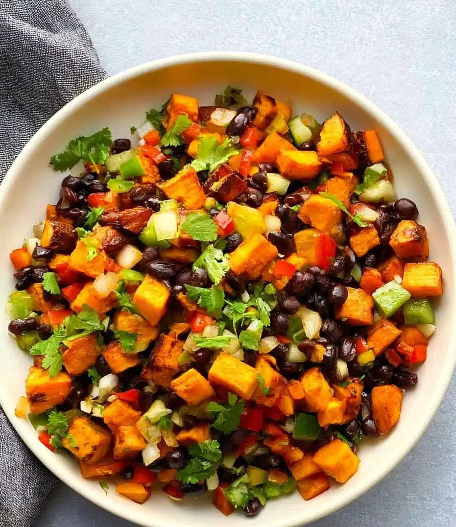 Chipotle Sweet Potato and Black Bean Salad