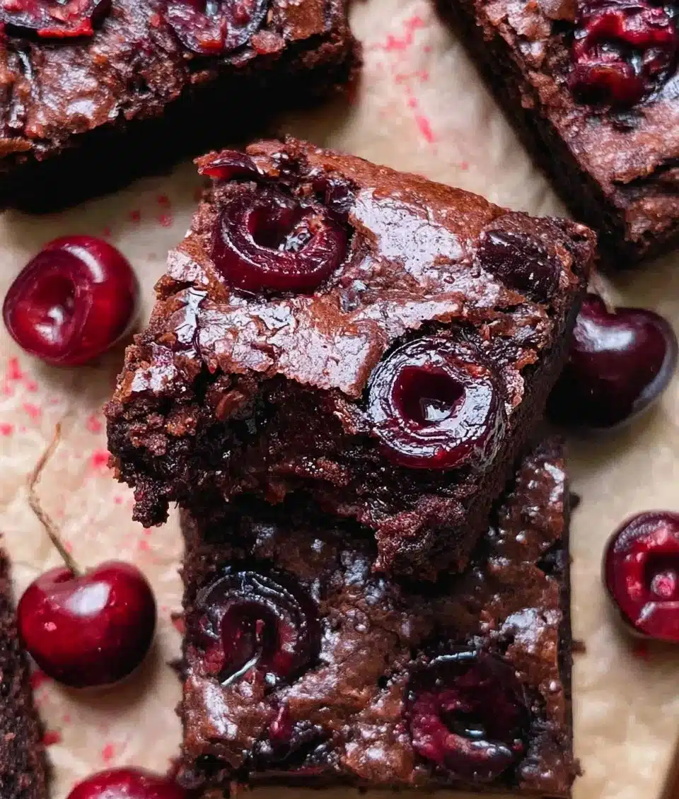 Chocolate Cherry Brownies