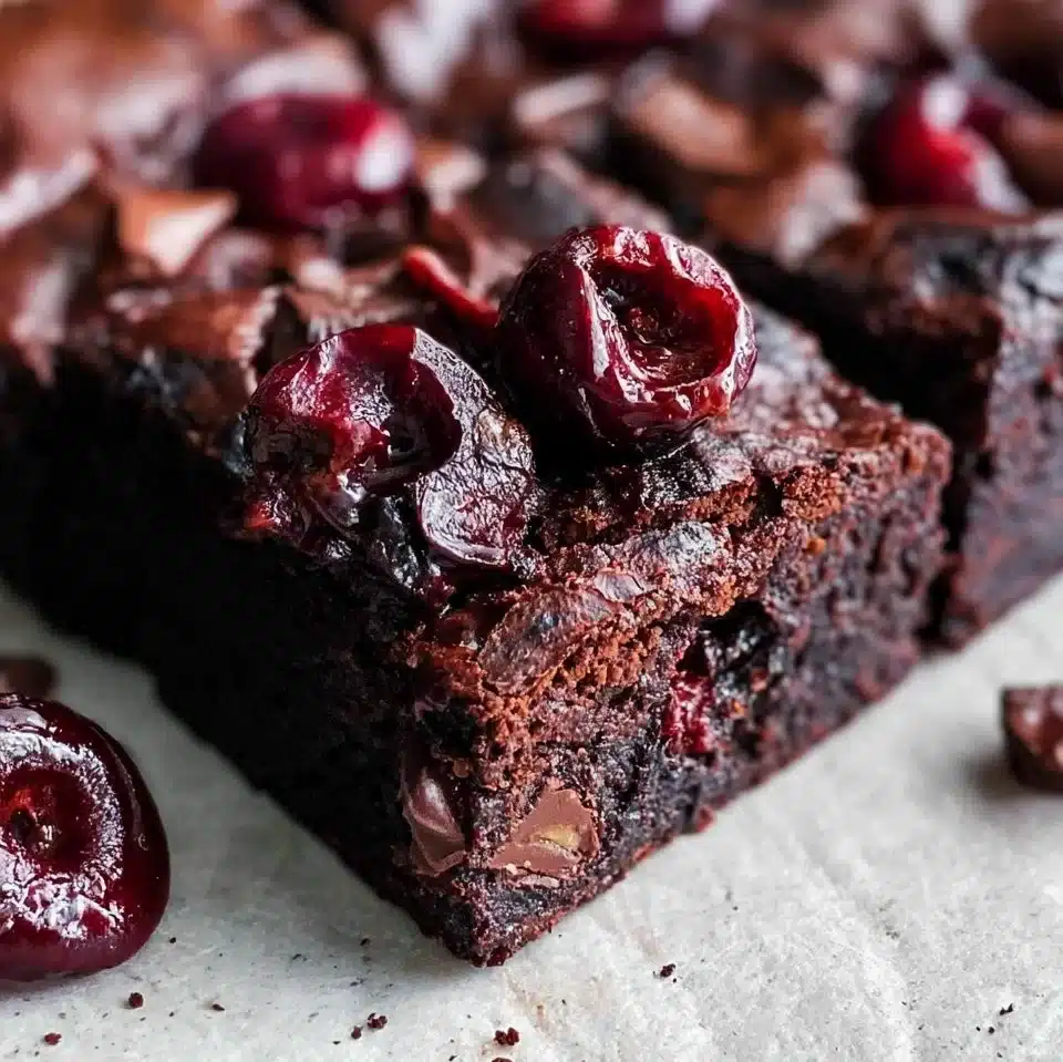 Chocolate Cherry Brownies