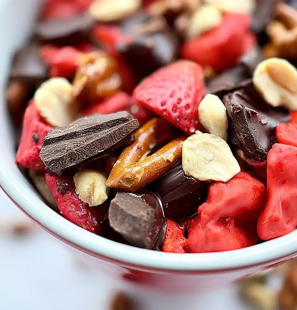 Chocolate Covered Strawberry Trail Mix