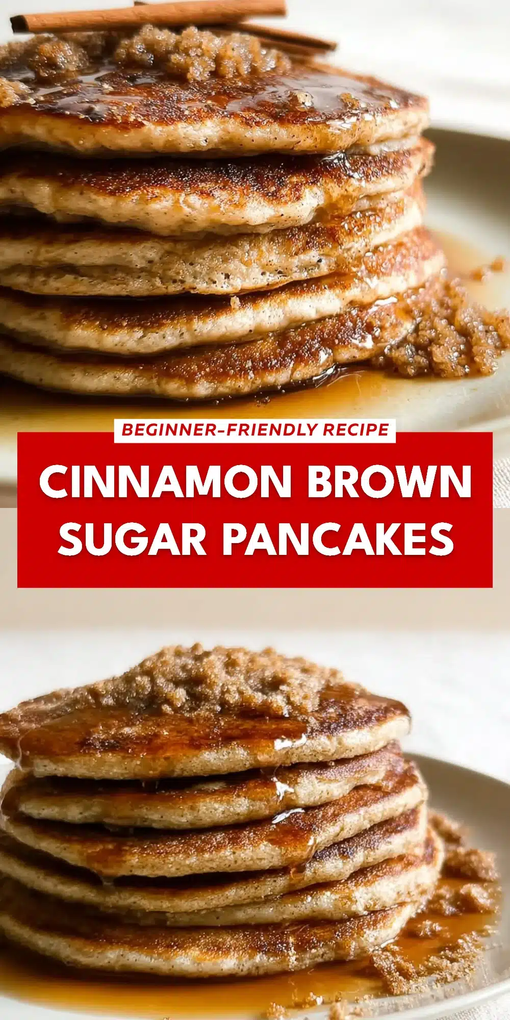Cinnamon Brown Sugar Pancakes
