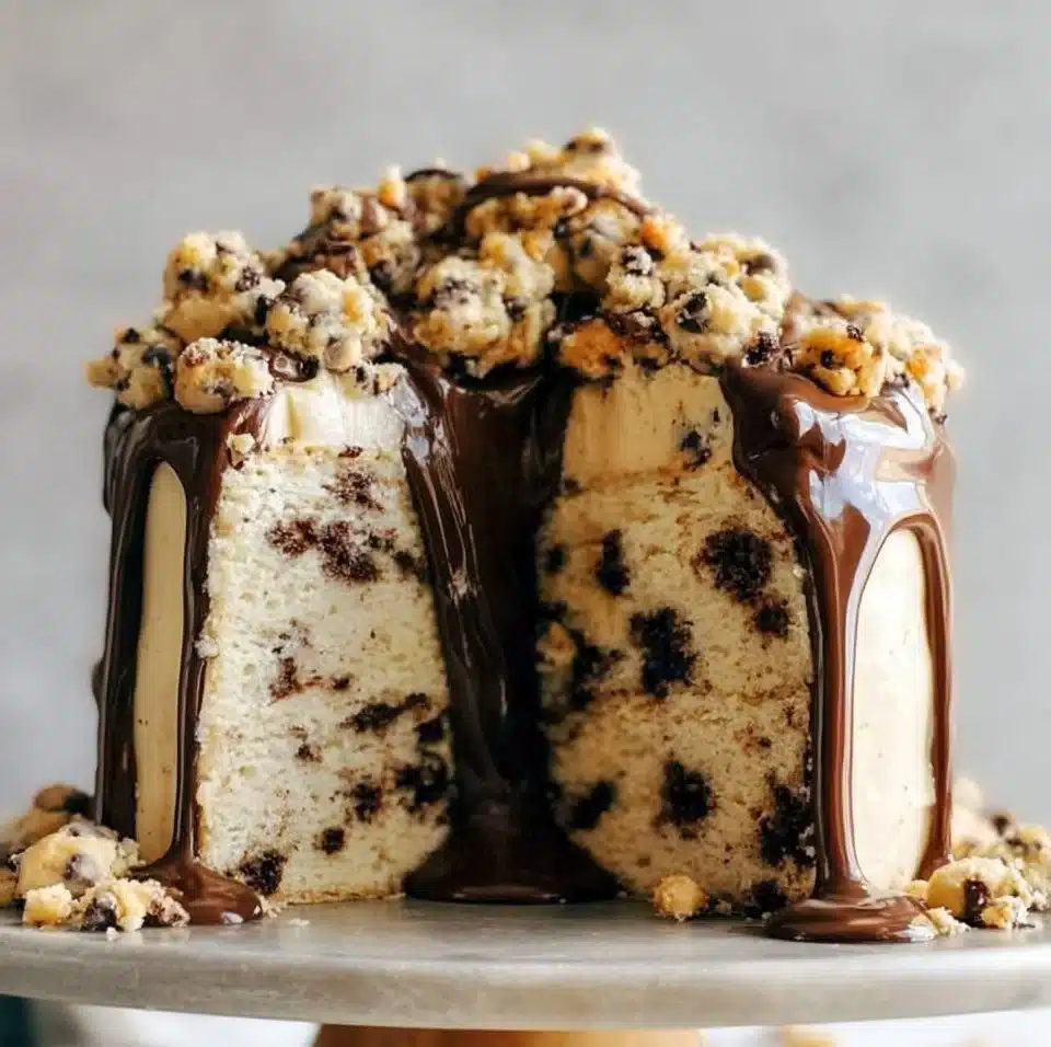 Cookie Dough Layer Cake