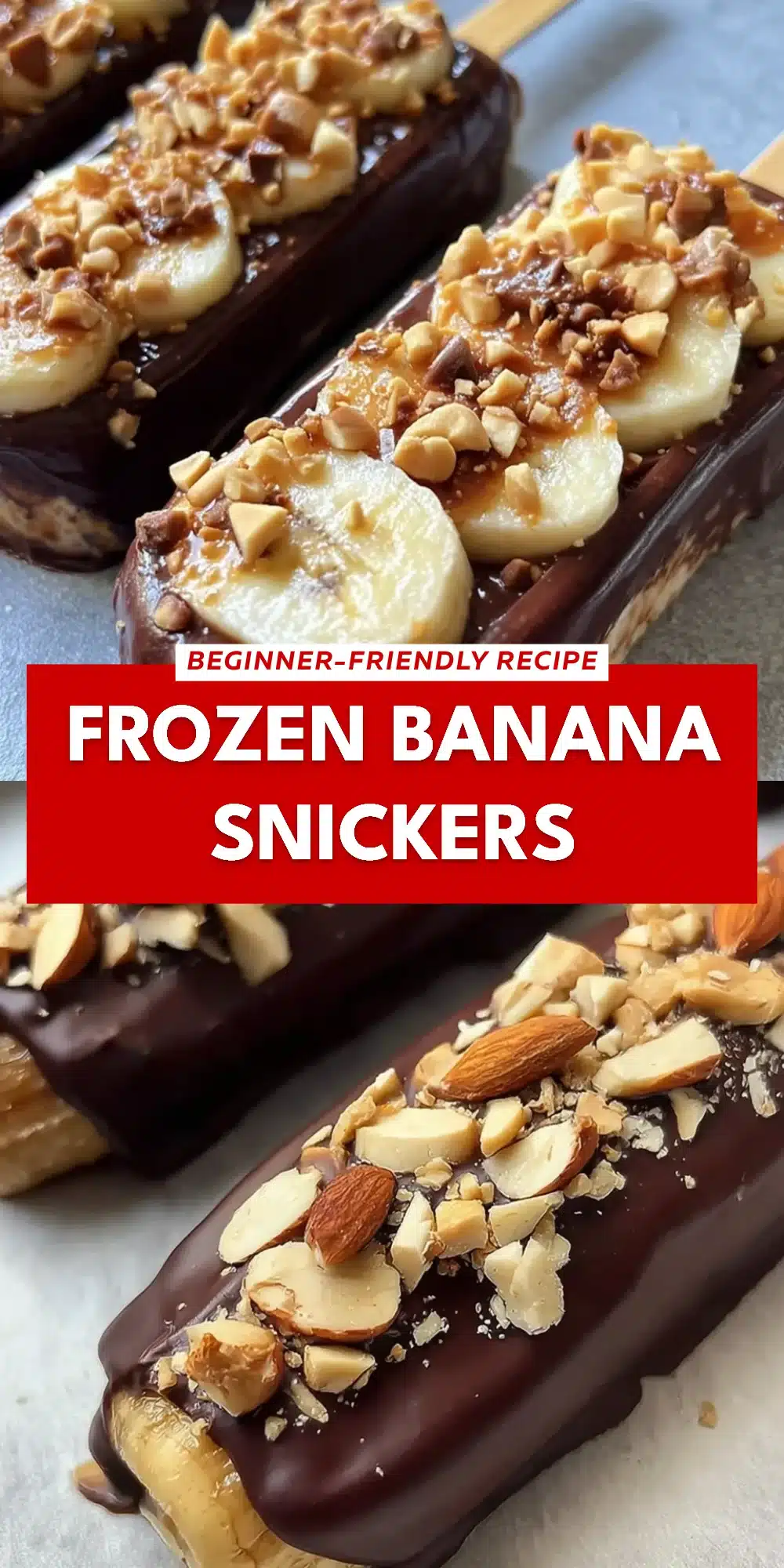 Frozen Banana Snickers