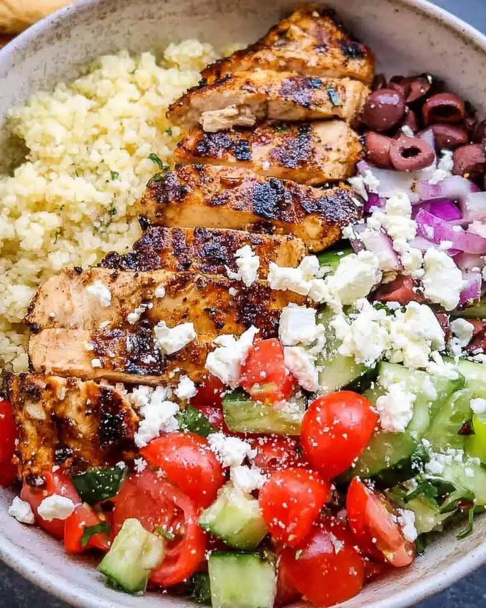 Greek Chicken Bowl