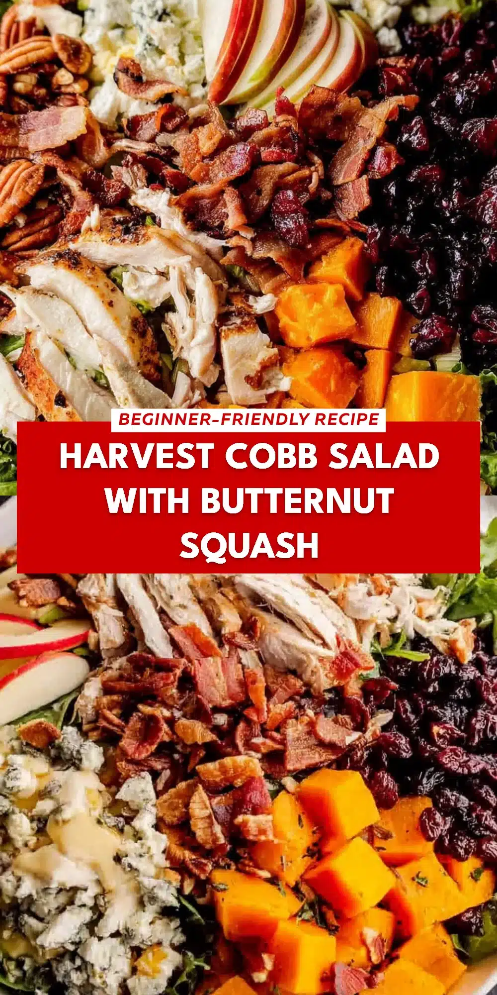 Harvest Cobb Salad with Butternut Squash
