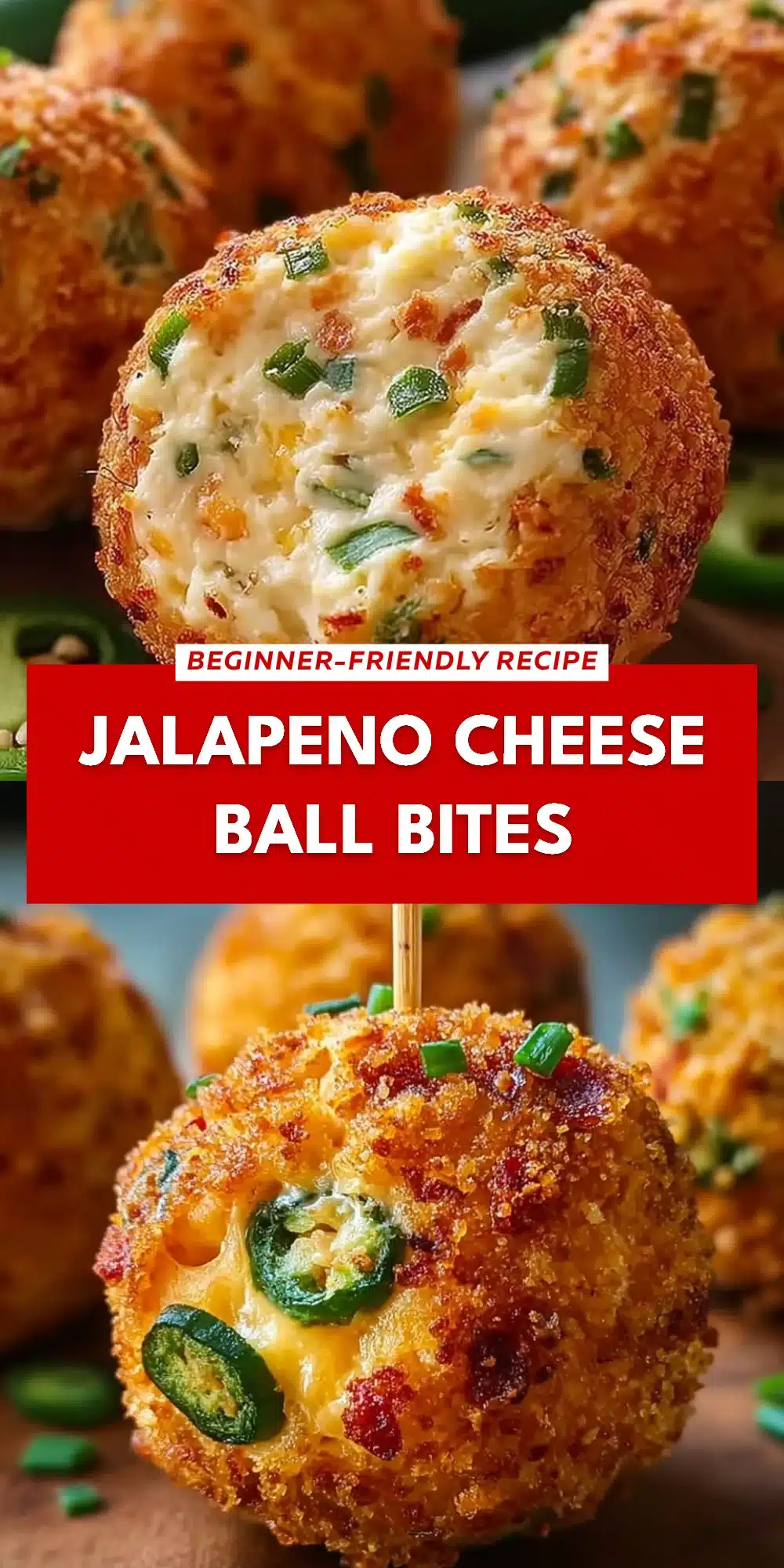 Jalapeno Cheese Ball Bites
