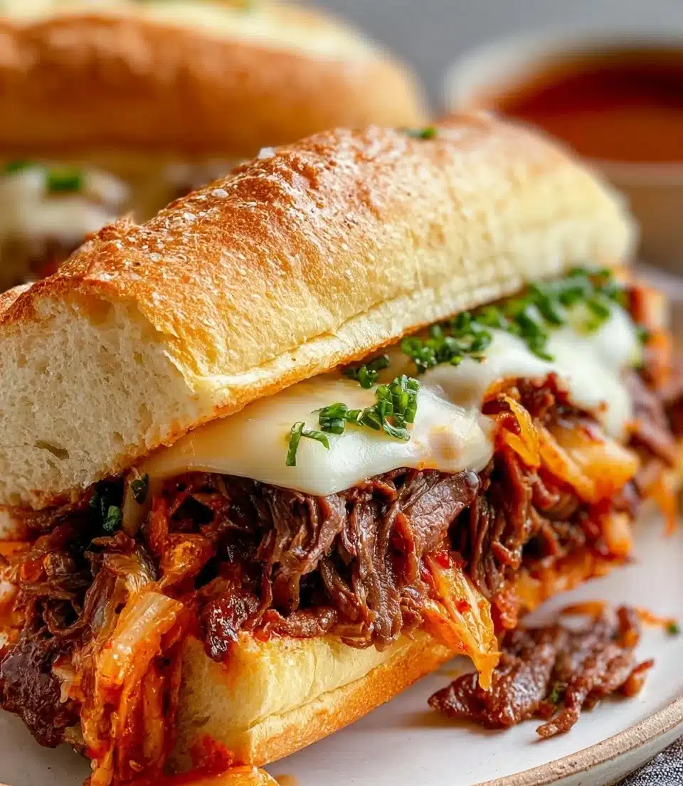 Kimchi Bulgogi Cheesesteak