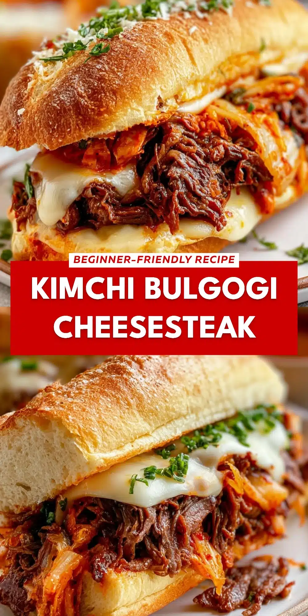 Kimchi Bulgogi Cheesesteak