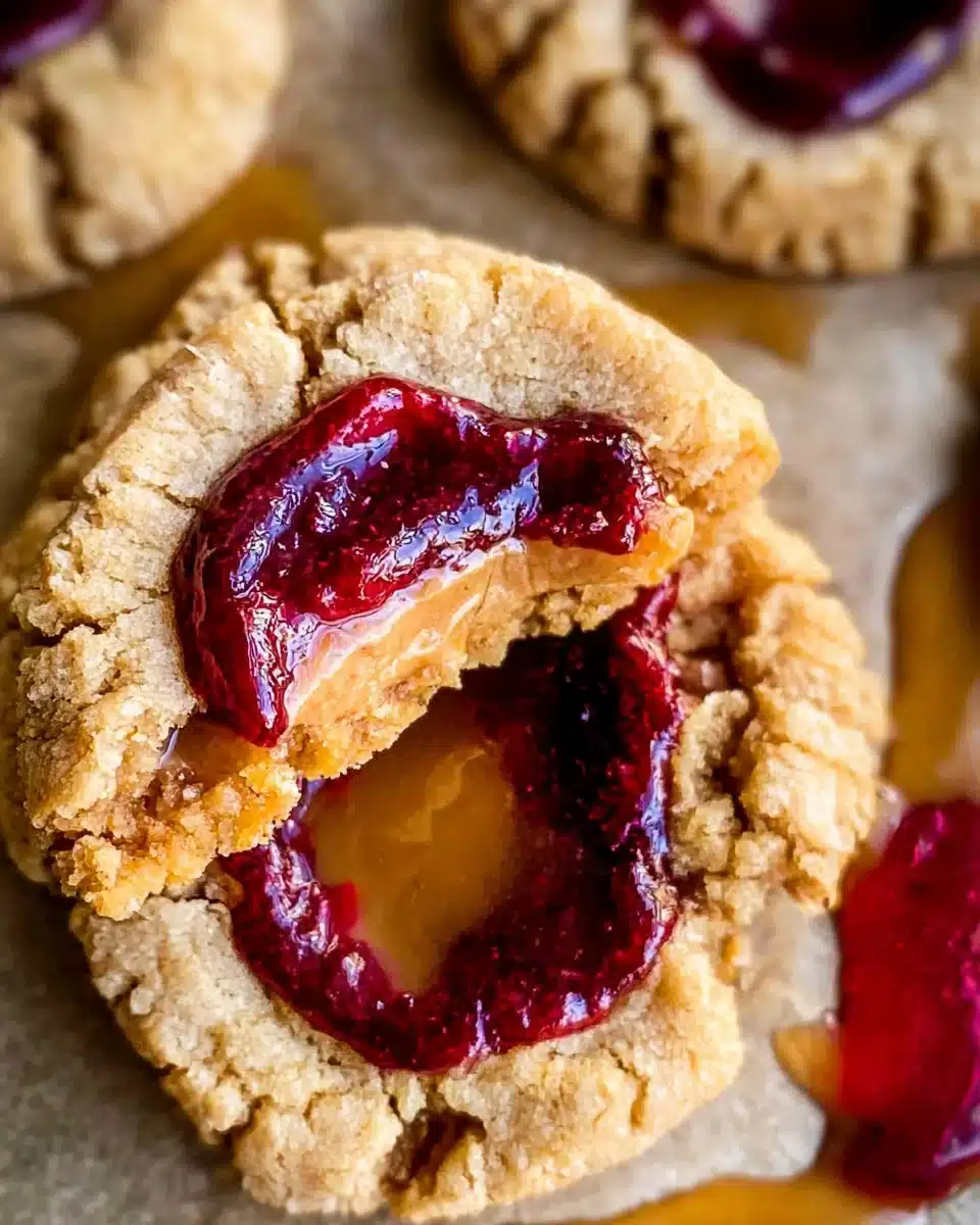 Peanut Butter and Jelly Cookies