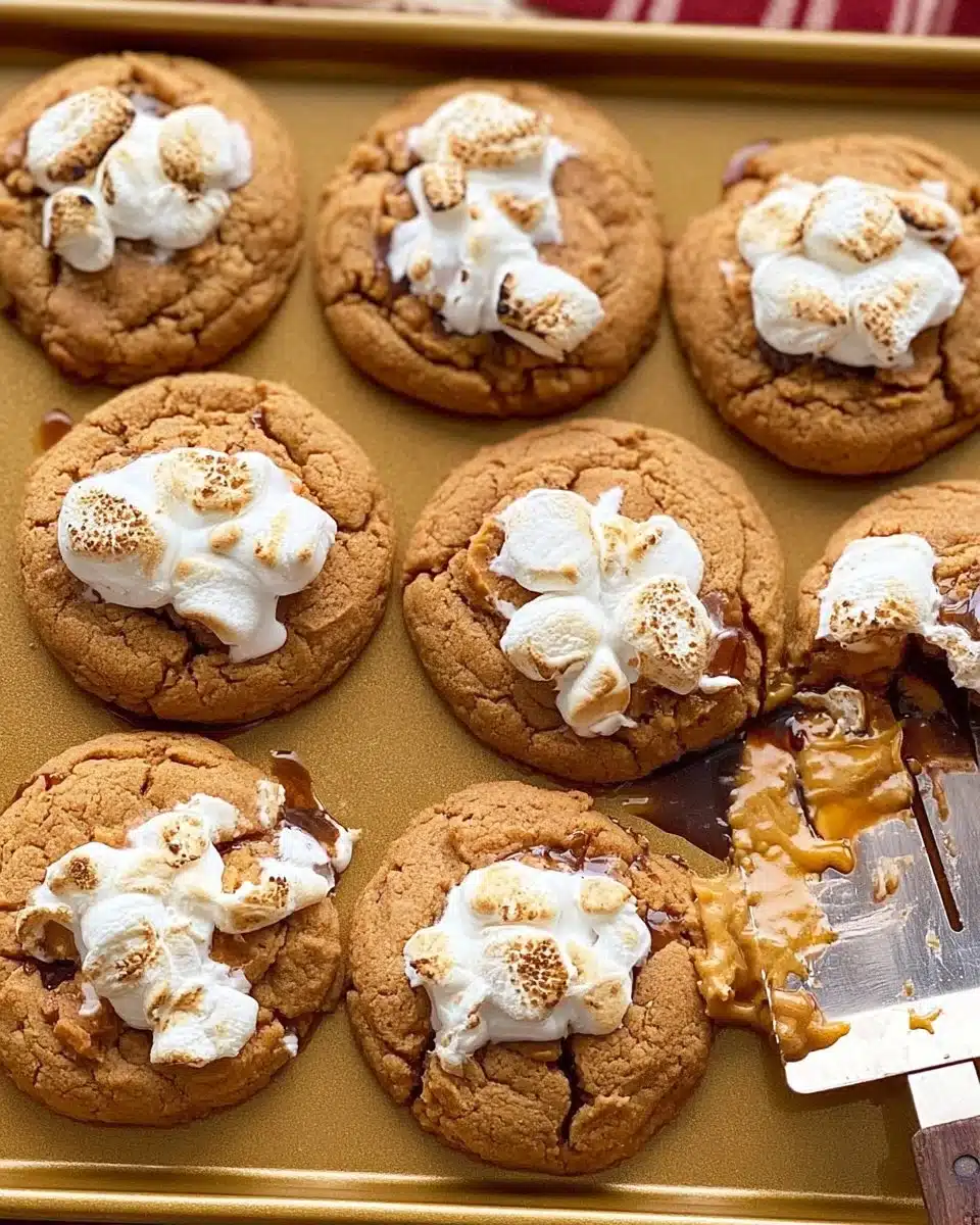 Peanut Butter Marshmallow Cookies